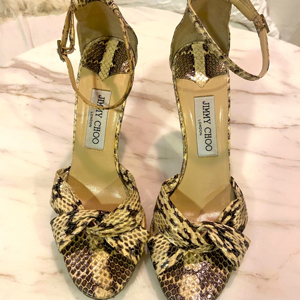 Jimmy Choo Python heels